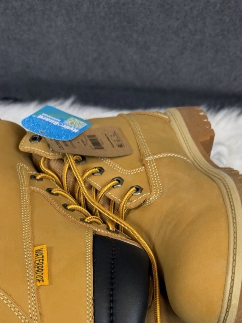 New in Box! Brahma Hubert Men’s Work
Boots Wheat Leather Waterproof Size 12 - Picture 11 of 16